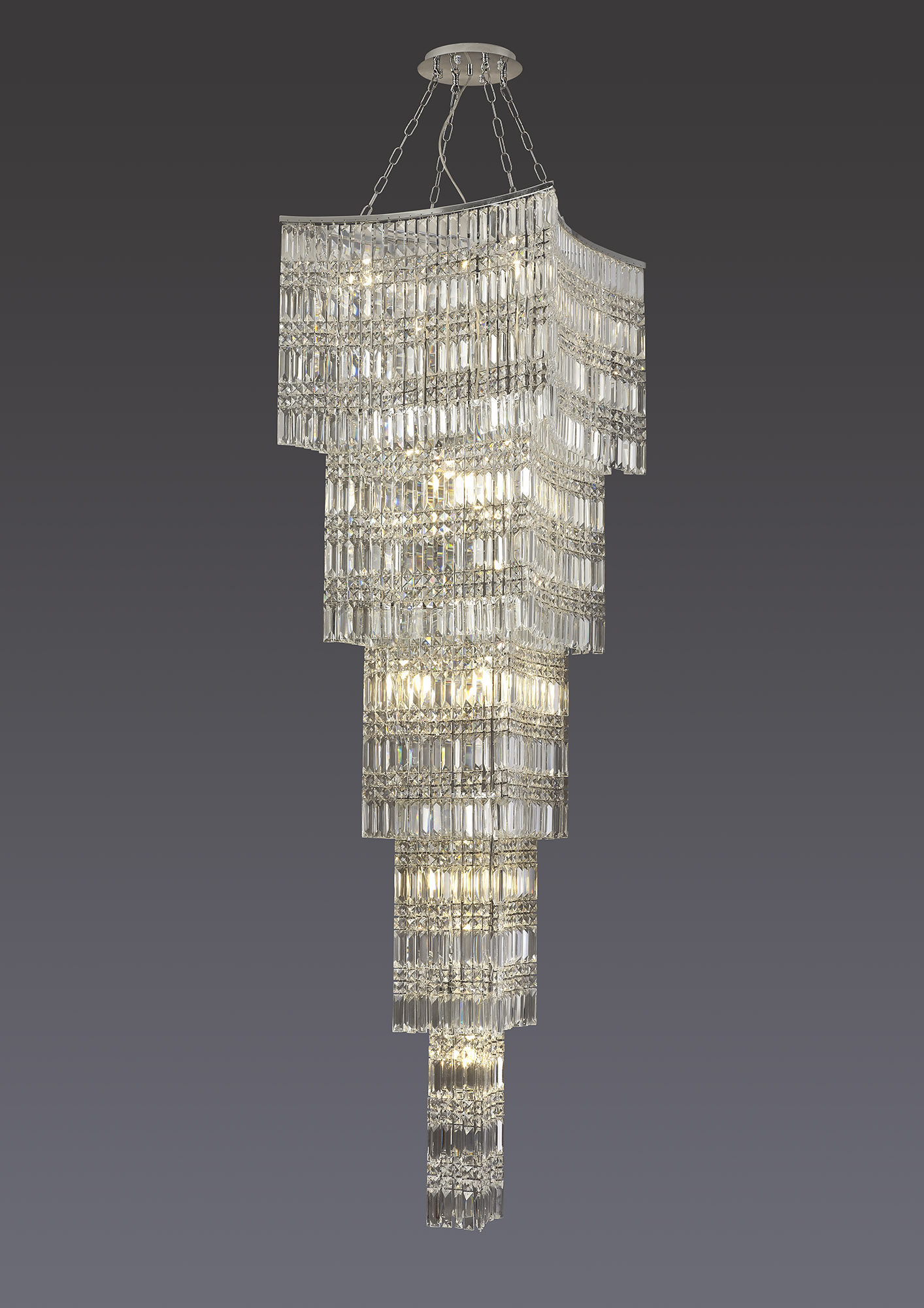 Gianni Crystal Ceiling Lights Diyas Tiered Crystal Fittings Gianni Crystal Ceiling Lights Diyas Tiered Crystal Fittings